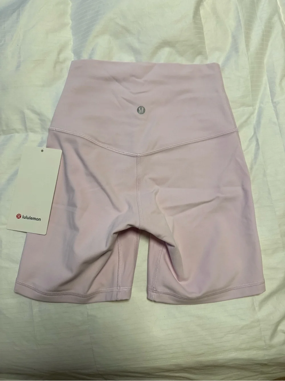 Lululemon High-Rise Lavender Bike Shorts